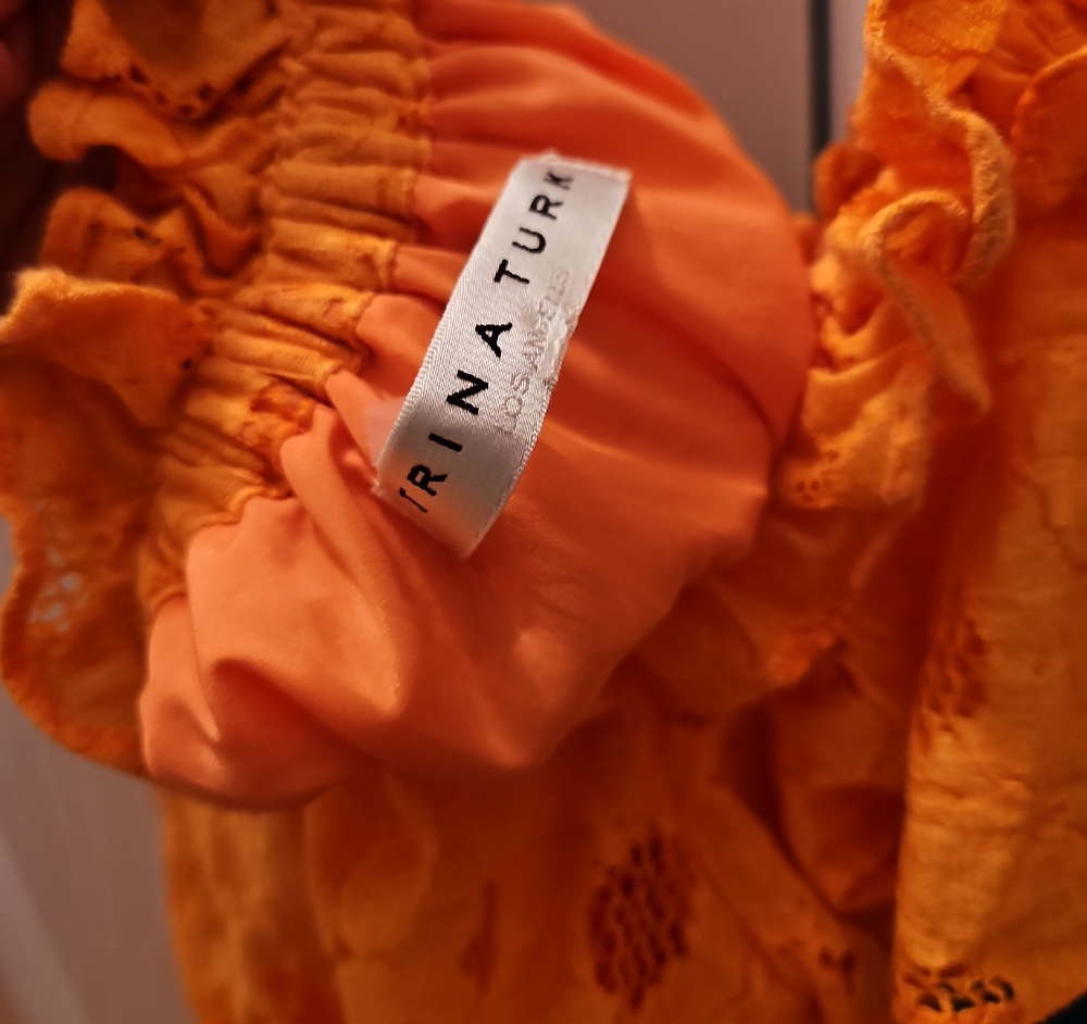 Trina Turk Orange Mini Dress